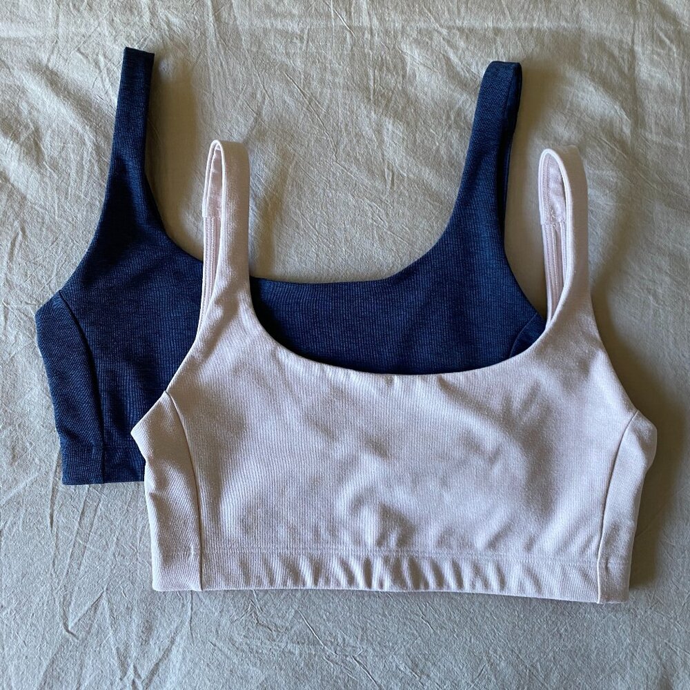 Lot of 2 Outdoor Voices "Double Time" Sports Bras (Small)